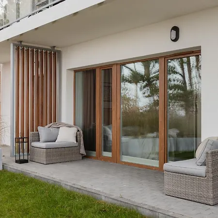 Let'S Sea - 2 Bedroom - Premium Baltic Apartment With Front Sea View Garden And Spa Access Gaski (Koszalin)