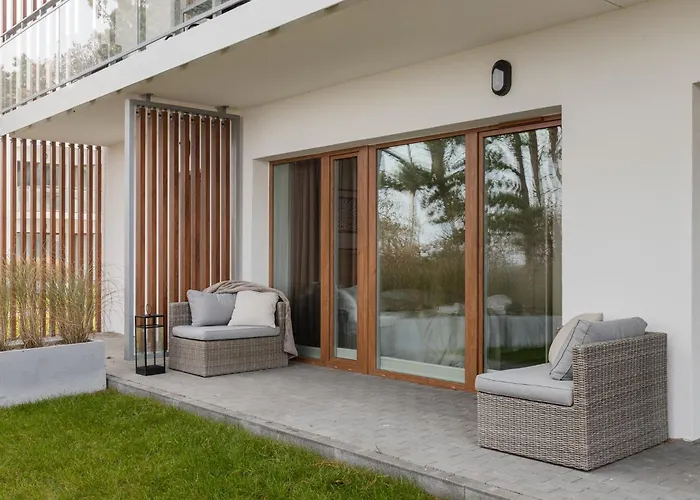 Let's Sea - 2 Bedroom - Premium Baltic With Front Sea View Garden And Access Gąski